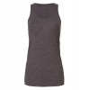 Womens Racerback Tank Top Dark Grey Heather