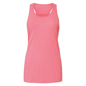 Womens Racerback Tank Top Neon Pink