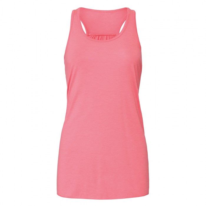 Womens Racerback Tank Top Neon Pink