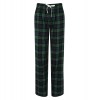 Womens Tartan Lounge Pants (W) Navy-Green Check