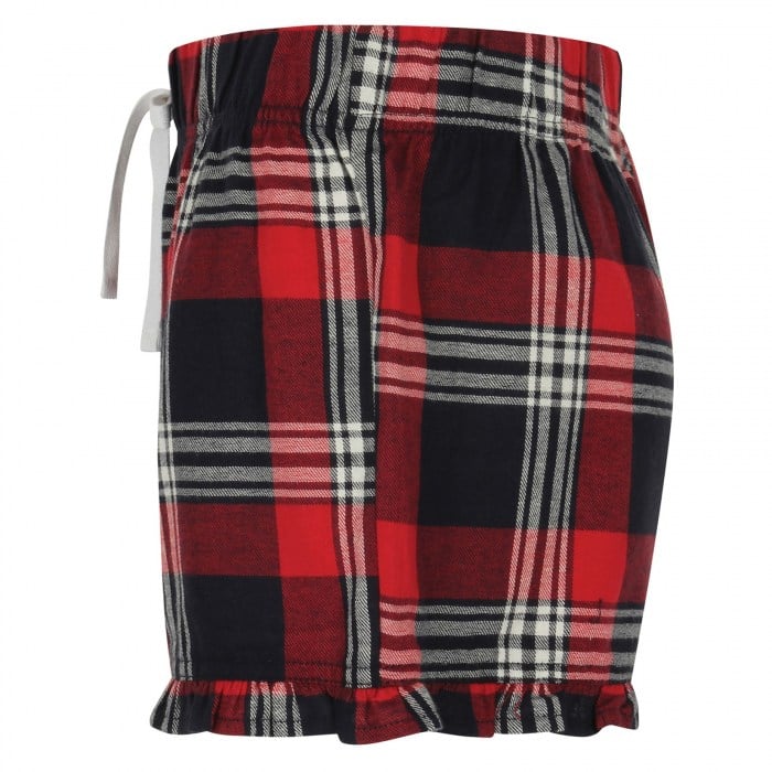 Womens Tartan Frill Shorts (W)