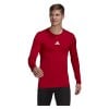 Adidas Techfit Compression Long Sleeve Tee Team Power Red