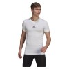 Adidas Techfit Compression Short Sleeve Tee White
