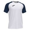 Joma Academy IV Short Sleeve Shirt (M) White-Navy