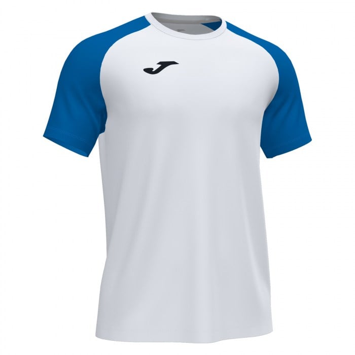 Joma Academy IV Short Sleeve Shirt (M) White-Royal