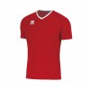 Errea Lennox Short Sleeve Shirt Red-White