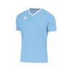 Errea Lennox Short Sleeve Shirt Sky Blue-White