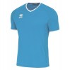 Errea Lennox Short Sleeve Shirt Cyan-White