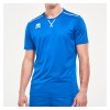 Errea Lennox Short Sleeve Shirt Blue-White