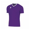Errea Lennox Short Sleeve Shirt Purple-White