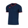 Errea Lennox Short Sleeve Shirt Navy-Red
