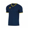 Errea Lennox Short Sleeve Shirt Navy-Yellow