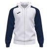 Joma Academy IV Zip Hoodie Jacket (M) White-Dark Navy