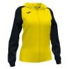 Joma Womens Academy IV Zip Hoodie Jacket (W) Yellow-Black