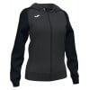 Joma Womens Academy IV Zip Hoodie Jacket (W) Anthracite-Black