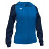 Joma Womens Academy IV Zip Hoodie Jacket (W) Royal-Dark Navy