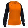 Joma Womens Academy IV Zip Hoodie Jacket (W) Orange-Black