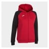 Joma Womens Academy IV Zip Hoodie Jacket (W) Red-Black