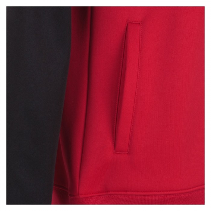 Joma Womens Academy IV Zip Hoodie Jacket (W) Red-Black