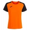 Joma Womens Academy IV Short Sleeve Jersey (W) Orange-Black