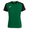 Joma Womens Academy IV Short Sleeve Jersey (W) Green-Black