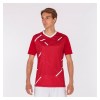 Joma Tiger III Short Sleeve Shirt Red-White