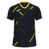 Joma Tiger III Short Sleeve Shirt Black-Yellow
