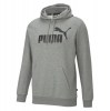 Puma Essential Big Logo Hoodie Medium Grey Heat