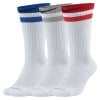 Nike Everyday Plus Cushioned Training Crew Socks (3 Pairs) Blue-Grey-Red