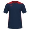 Joma Championship VI Short Sleeve Shirt (M) Dark Navy-Red