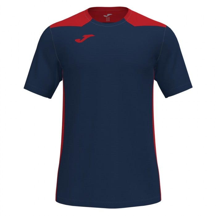 Joma Championship VI Short Sleeve Shirt (M) Dark Navy-Red