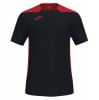 Joma Championship VI Short Sleeve Shirt (M) Black-Red
