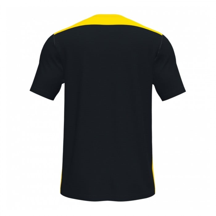 Joma Championship VI Short Sleeve Shirt (M) Black-Yellow