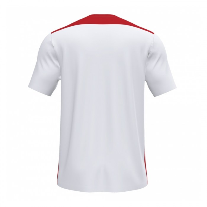 Joma Championship VI Short Sleeve Shirt (M) White-Red