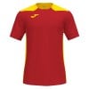 Joma Championship VI Short Sleeve Shirt (M) Red-Yellow