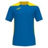 Joma Championship VI Short Sleeve Shirt (M) Royal-Yellow