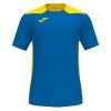 Joma Championship VI Short Sleeve Shirt (M) Royal-Yellow