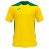 Joma Championship VI Short Sleeve Shirt (M) Yellow-Green