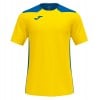 Joma Championship VI Short Sleeve Shirt (M) Yellow-Royal