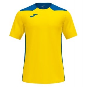 Joma Championship VI Short Sleeve Shirt (M) Yellow-Royal