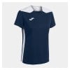 Joma Womens Championship VI Short Sleeve Shirt (W) Dark Navy-White