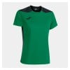 Joma Womens Championship VI Short Sleeve Shirt (W) Green-Black
