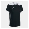 Joma Womens Championship VI Short Sleeve Shirt (W) Black-White