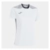 Joma Womens Championship VI Short Sleeve Shirt (W) White-Silver