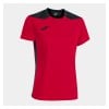 Joma Womens Championship VI Short Sleeve Shirt (W) Red-Black