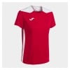Joma Womens Championship VI Short Sleeve Shirt (W) Red-White