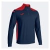 Joma Championship VI 1/4 Zip Sweatshirt / Midlayer (M) Dark Navy-Red