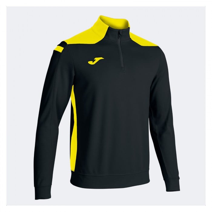 Joma Championship VI 1/4 Zip Sweatshirt / Midlayer (M) Black-Yellow