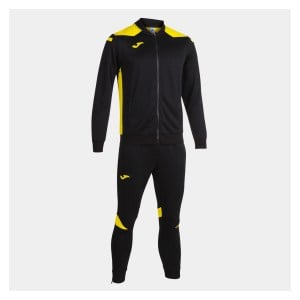 Joma Championship VI Tracksuit Black-Yellow