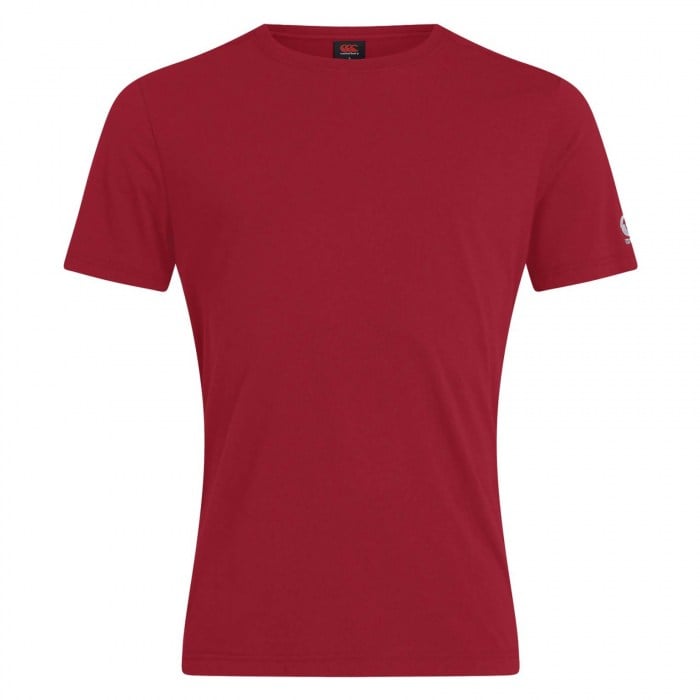 Canterbury Club Plain Tee (M) Flag Red